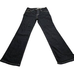 DKNY‎ Jeans Black Wash Denim Bootcut Jeans Size 8L Excellent Used Condition